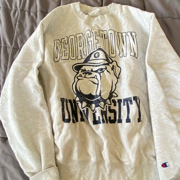 Champion Tops - Champion Georgetown University crew neck